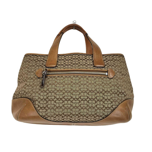 コーチ COACH シグネチャー レザー切替ショルダーバッグ レディース